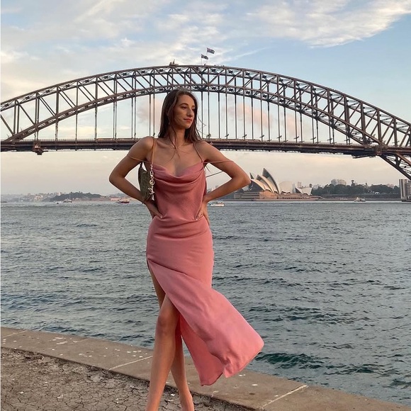 Michael Costello × REVOLVE Braxton Maxi Dress – Rose | XS - Picture 2 of 8